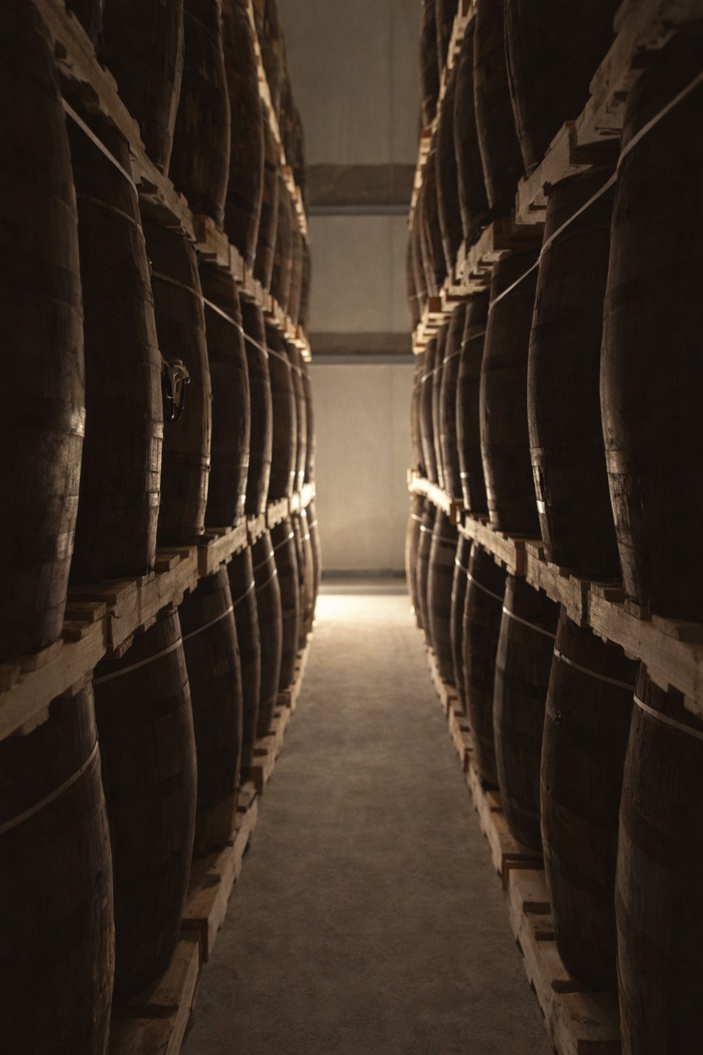 Bonded warehouse barrel storage